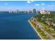 Panoramic view of the waterfront with the city skyline in the background, providing a stunning setting at 1118 S Moody Ave, Tampa, FL 33629