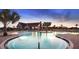 Community pool and splashpad area offers a relaxing and fun gathering space for residents at 12515 Horseshoe Bend Dr, Lithia, FL 33547