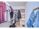 Walk-in closet includes shelving and storage at 1655 S Highland Ave # B110, Clearwater, FL 33756