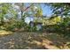 Leafy backyard with a shed that can be used as a workshop or converted to extra storage at 306 S Albany Ave, Tampa, FL 33606