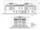 Architectural elevations of a three-story home with detailed exterior finishes and design specifications labeled at 306 S Albany Ave, Tampa, FL 33606