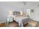 Bright bedroom offers comfortable bedding and furniture, creating a welcoming and relaxing atmosphere at 3824 37Th S St # 65, St Petersburg, FL 33711