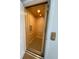 Luxurious home elevator, featuring wood-paneled interior, and integrated lighting for a smooth ride at 415 Bayou Village Dr, Tarpon Springs, FL 34689