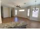 The living room has tile floors, multiple windows, and recessed lights at 415 Bayou Village Dr, Tarpon Springs, FL 34689