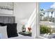Close up of bedroom, showing a large window with a scenic view at 4951 Bacopa S Ln # 103, St Petersburg, FL 33715
