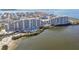 Scenic aerial view of the condo building near the beach at 5915 Sea Ranch Dr # 703, Hudson, FL 34667