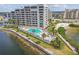 Beautiful pool overlooking the water, offering stunning views and a relaxing atmosphere at 5915 Sea Ranch Dr # 703, Hudson, FL 34667