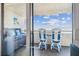 Relaxing balcony featuring comfortable seating and beautiful ocean views at 5915 Sea Ranch Dr # 703, Hudson, FL 34667