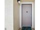 The front door is accented with a turtle theme from the welcome mat to the decorative star fish on the door at 5915 Sea Ranch Dr # 703, Hudson, FL 34667