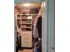 Well-organized closet with ample storage and a variety of organizational features at 6421 Banyan Blvd # 302, New Port Richey, FL 34652