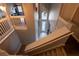 Open-concept foyer with staircase, high ceilings and view of the front door and exercise room at 732 June Lake Ln, Brandon, FL 33510
