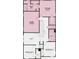 Second floor plan featuring a game room, loft, two bedrooms, and two bathrooms at 8621 Snowfall St, Sarasota, FL 34241