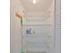 Organized pantry with wire shelving at 1028 Apollo Beach Blvd # 13, Apollo Beach, FL 33572