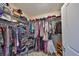 Walk-in closet with lots of hanging space and shelving at 1030 Bellasol Way # 302, Apollo Beach, FL 33572