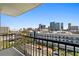 Balcony view overlooking city buildings at 201 W Laurel St # 1006, Tampa, FL 33602