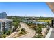 Beautiful waterway and city park viewed from balcony at 201 W Laurel St # 1006, Tampa, FL 33602