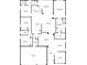 Detailed floor plan illustrating the layout of this expansive home, including room dimensions and features at 3339 Brenford Pl, Land O Lakes, FL 34638