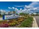 The Southshore Bay community entrance sign surrounded by colorful flowers and landscaping at 5316 Stoic Vale Dr, Wimauma, FL 33598