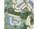 Aerial view of home's location within a community surrounded by nature and waterways at 8092 Moonbeam Ave, Sarasota, FL 34241