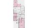 Detailed floor plan layout showcasing the bedroom, bathroom, kitchen, and living spaces of the home at 8100 Moonbeam Ave, Sarasota, FL 34241
