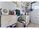 Small bathroom, featuring vanity, mirror, and wall decor at 10171 Patrick St, Brooksville, FL 34601