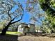 Backyard view of the two story home at 16417 Lake Byrd Dr, Tampa, FL 33618