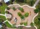 Aerial view of playground with seating and a small playground at 17628 Breakaway St, Land O Lakes, FL 34638