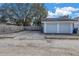 Double car garage with driveway and mature shade tree, providing a convenient and private parking area at 535 28Th N Ave, St Petersburg, FL 33704