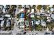 Aerial view showing property lines and surrounding neighborhood, illustrating location and lot size at 123 17Th Se Ave, St Petersburg, FL 33701