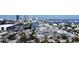 Aerial view of a marina with city skyline in the background and boats in dry dock in the foreground at 123 17Th Se Ave, St Petersburg, FL 33701