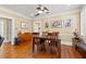 Dining room featuring hardwood floors and modern art at 123 17Th Se Ave, St Petersburg, FL 33701