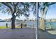 Picturesque backyard view from the spacious deck at 1514 Sea Gull S Dr, St Petersburg, FL 33707