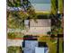 An aerial shot showing the roof of a single-story home and the surrounding residential neighborhood at 1826 Nevada Ne Ave, St Petersburg, FL 33703