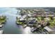 Waterfront community homes with private docks, lush landscaping, and panoramic water views at 1930 Kansas Ne Ave, St Petersburg, FL 33703