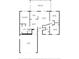 Detailed floor plan showcasing the layout, dimensions, and relationships between rooms at 2609 Ridge Ln, Palm Harbor, FL 34684