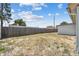 Spacious backyard with wood fence at 3246 Thorny Ridge Dr, Holiday, FL 34691