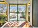 Artsy entryway with unique glass paneled doors at 4811 Paradise S Way, St Petersburg, FL 33705