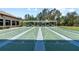 Well-maintained shuffleboard courts offer a fun and engaging recreational activity at 9950 62Nd N Ter # 203, St Petersburg, FL 33708