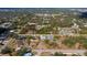 Aerial view showing treetops over a neighborhood with various homes at 17319 Terry Ave, Port Charlotte, FL 33948