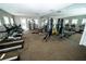 Gym boasts state-of-the-art equipment, providing a comprehensive fitness experience with ample space and natural light at 3808 Cat Mint St, Tampa, FL 33619