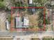 Aerial view of a large property surrounded by a red line at 3817 N 54Th St, Tampa, FL 33619