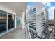 Spacious balcony offering expansive city views from behind the railings at 449 S 12Th St # 1105, Tampa, FL 33602