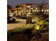 Modern City Hall exterior view, lush landscaping and elegant lighting at 817 Wilkie St, Dunedin, FL 34698