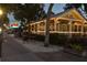 Inviting restaurant featuring a covered porch, outdoor seating, and a charming atmosphere for casual dining at 817 Wilkie St, Dunedin, FL 34698