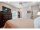 Bedroom featuring closet and neutral color palette at 833 Seminole Sky Dr, Ruskin, FL 33570