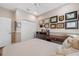 Cozy bedroom with closet and neutral color palette at 833 Seminole Sky Dr, Ruskin, FL 33570