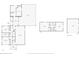 Floor plan of a home shows the layout of each room, including the bedrooms, bathrooms, and detached garage at 1016 Mandalay Dr, Brandon, FL 33511