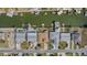 Aerial view of a desirable waterfront community, featuring beautiful canals, docks and boat lifts at 13614 Evelane Dr, Hudson, FL 34667