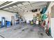 Spacious two-car garage with ample storage space and a clean, uncluttered interior at 2509 Estancia Blvd, Clearwater, FL 33761
