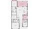 Detailed floor plan showcasing a spacious layout with a large primary suite and covered lanai at 29924 Rusco Ct, Wesley Chapel, FL 33545